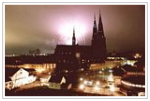 Feuerwerk mit Dom 