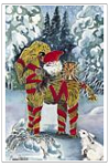 Tomten (Kobold) auf Julbock 