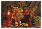 Julbock mit Futterkrippe 