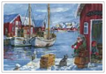 Weihnachtsmann am Fischerhafen 