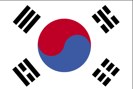 More Info about South Korea click on the Flag